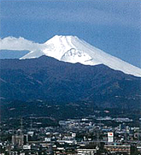 7F病棟より見える富士山
